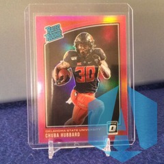2021 Donruss Optic Chronicles Draft Picks Pink Chubba Hubbard Rated Rookie #215